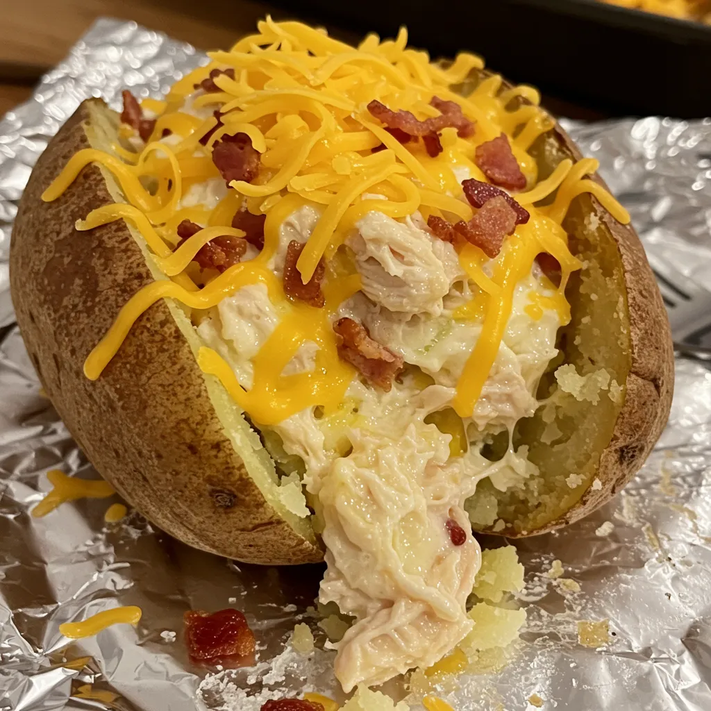 Crack Chicken Stuffed Baked Potatoes: Ultimate Loaded Comfort Food Perfection